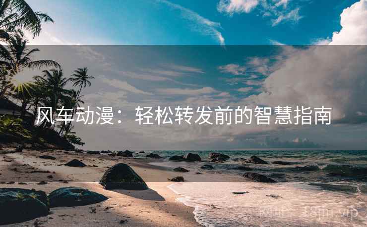 风车动漫:轻松转发前的智慧指南 风车动漫:轻松转发前的智慧指南