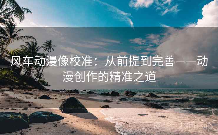 风车动漫像校准：从前提到完善——动漫创作的精准之道